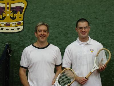 Rob Fahey (world champion) with Ben North